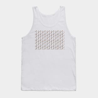 Detective Pattern Transparent Tank Top